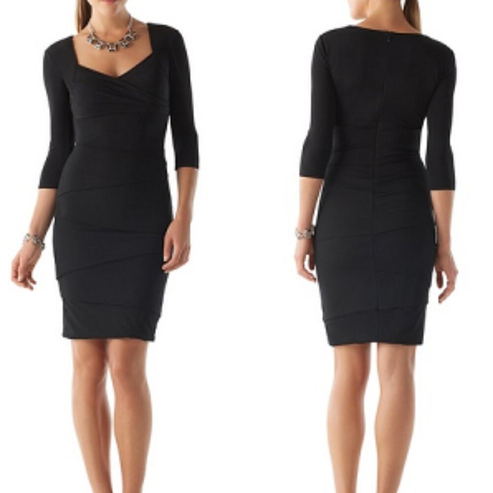 WHBM Sheath BodyCon Dress, Gray, Size 6